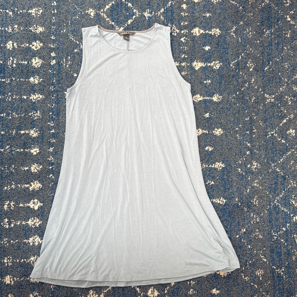 Freefly bamboo sleeveless tank dress — sz L